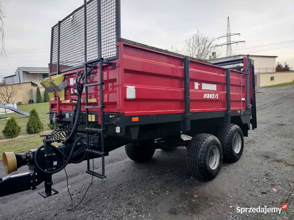 Rozrzutnik obornika metal fach tandem 6 ton nieuszkodzony Śmigiel