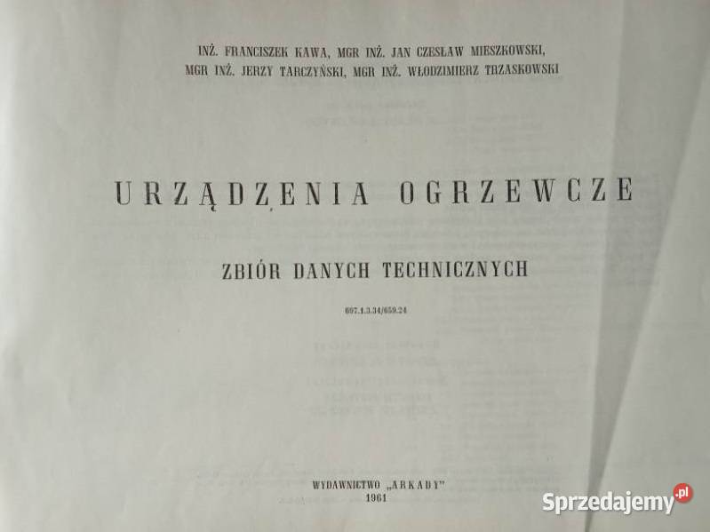 Urządzenia ogrzewcze zbiór danych Łódź