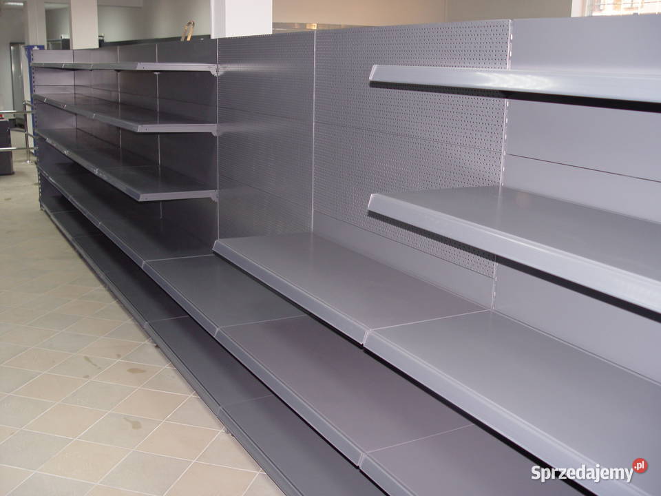 Regał przyścienny sklepowy metalowy tego grafit Ostrołęka sprzedam