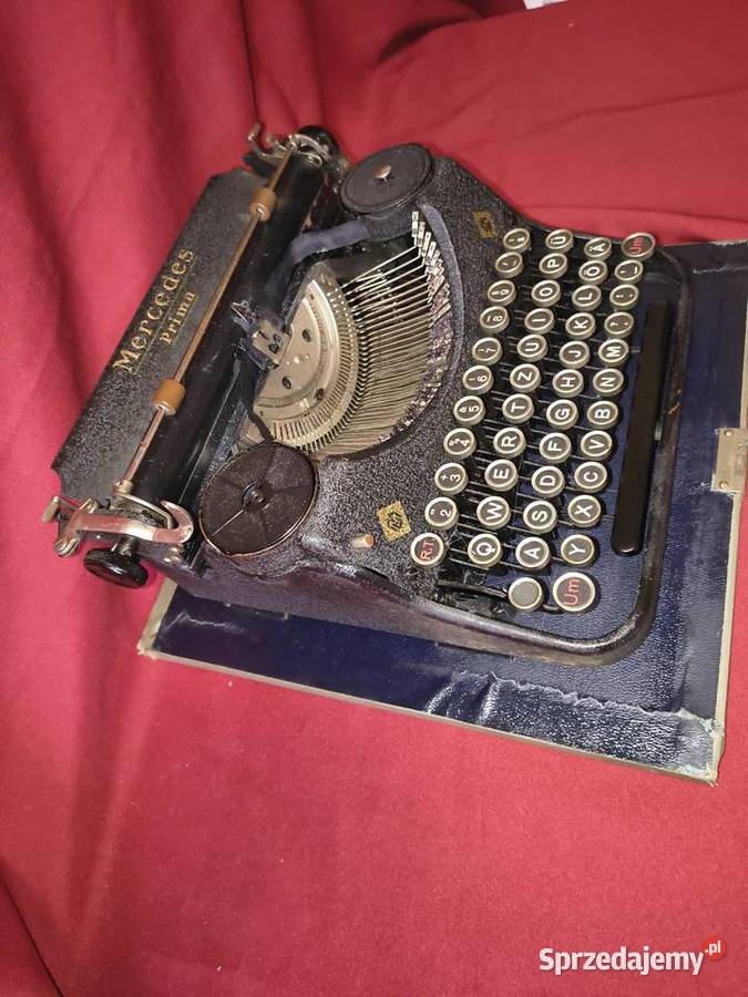 Maszyna do pisania Mercedes Prima walizka Chorzew