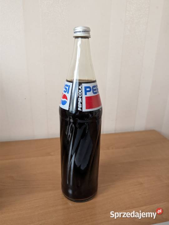 Butelka PepsiCola 1L PRL 1993r Pełna Zielona Góra