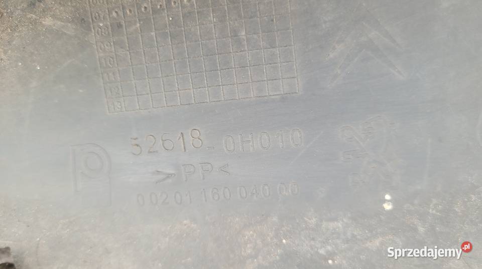 CITROEN C1 107 TOYOTA AYGO OSŁONA POD ZDERZAK Wzmocnienia, belki i wsporniki sprzedam