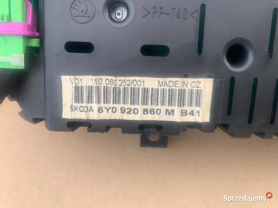 Licznik zegary skoda Fabia I 1 VWAG Szczecin