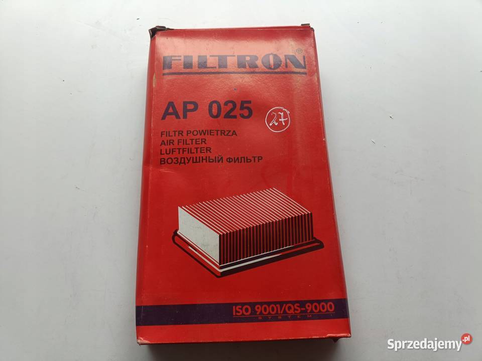 FILTR POWIETRZA BMW Innocenti Opel Zastava AP025 osobowe Rudka