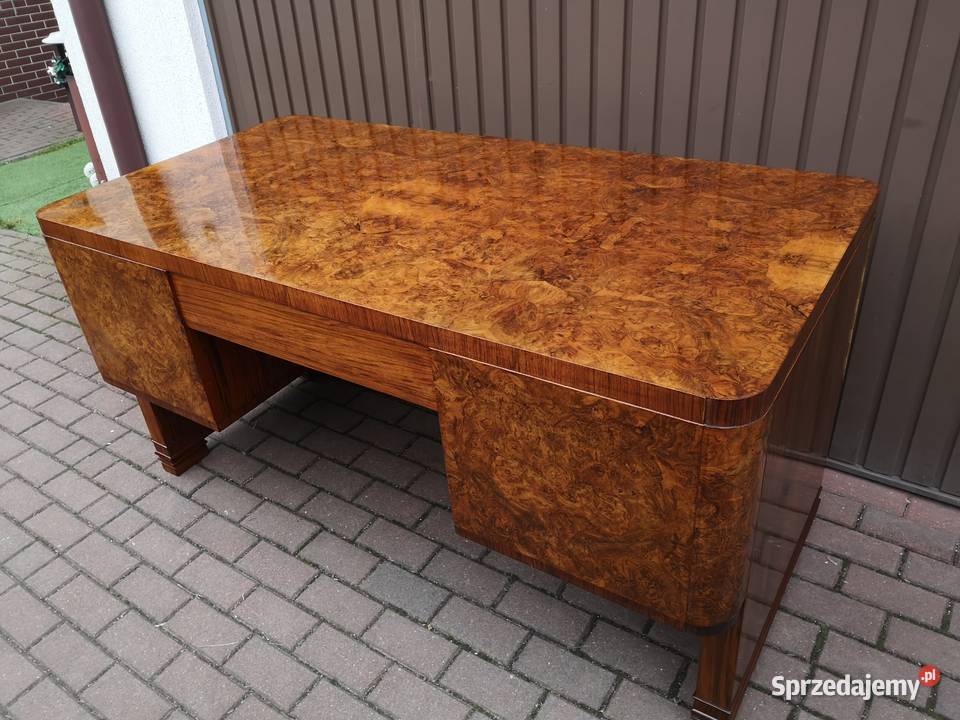 Biurko ARTDECO Orzech Unikat Politura Stare Meble