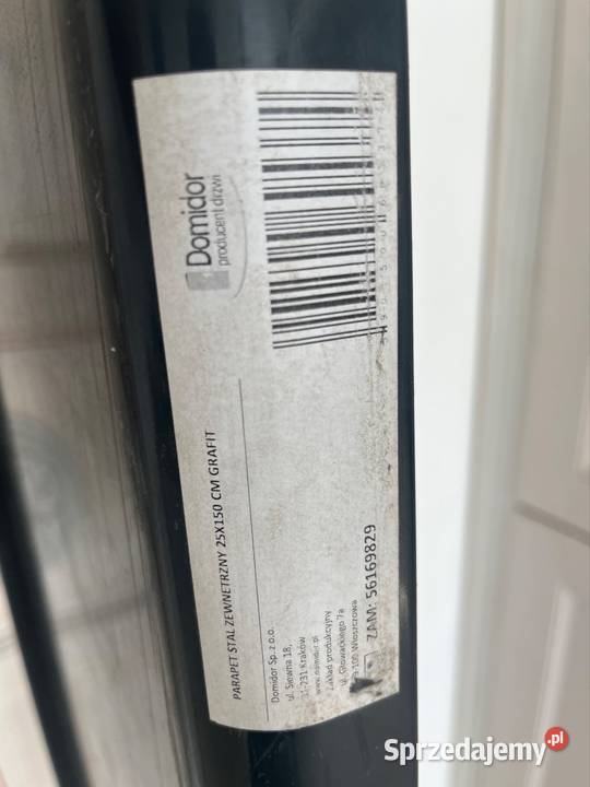 Parapety stalowe nowe Wrocław