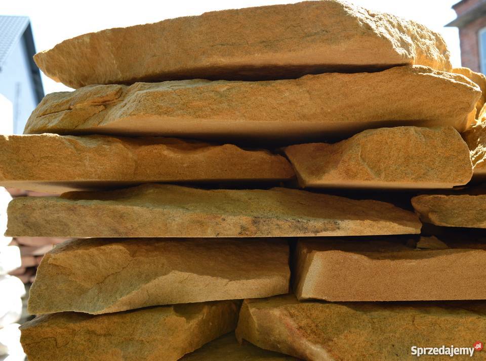 KAMIEN PIASKOWIEC Dzikówka kolor Żółty Kamien Materiały budowlane Kraków