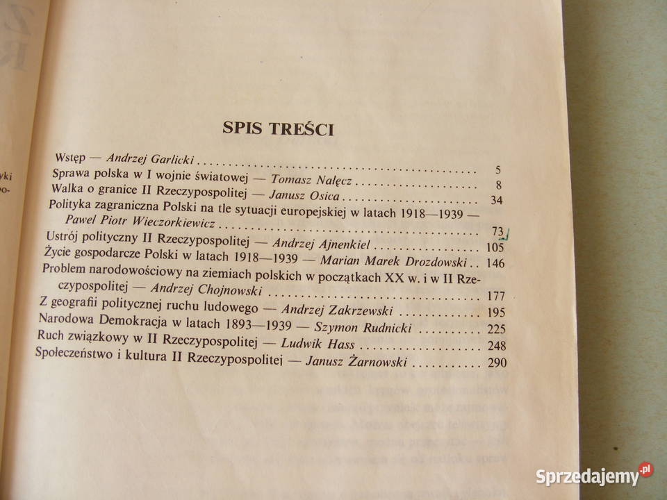 Dzieje Polski w zarysie Historia Polski Z Rok wydania 1986 Oborniki Śląskie
