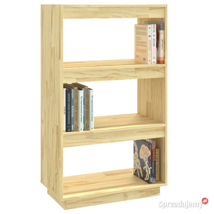 Regał na książkiprzegroda 60x35x103 lite drewno sprzedam