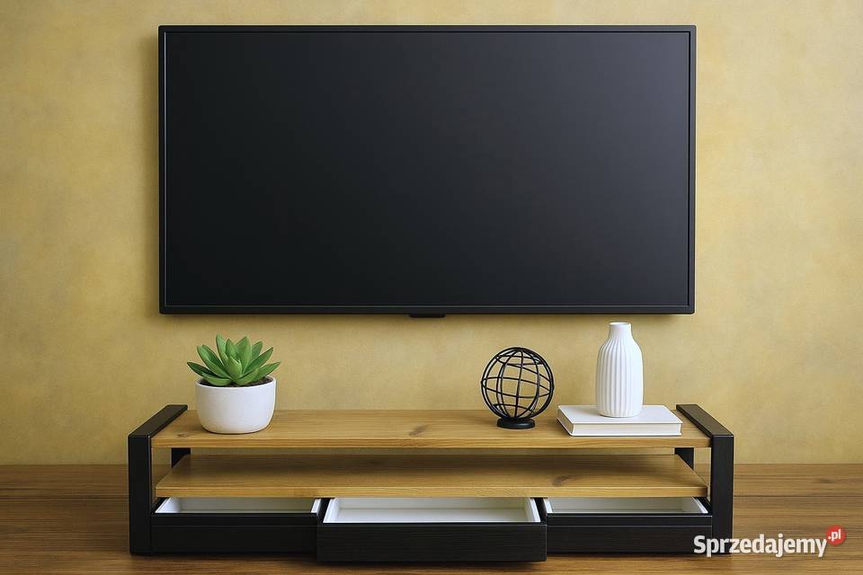 Szafka RTV Dębowa LOFT 100 Lite Drewno Różne sprzedam