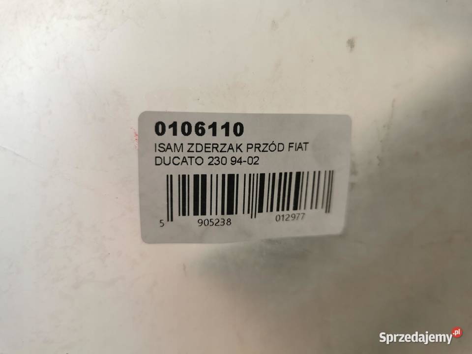 ZDERZAK PRZÓD ISAM NOWY FIAT DUCATO 230 19942002 osobowe lubelskie