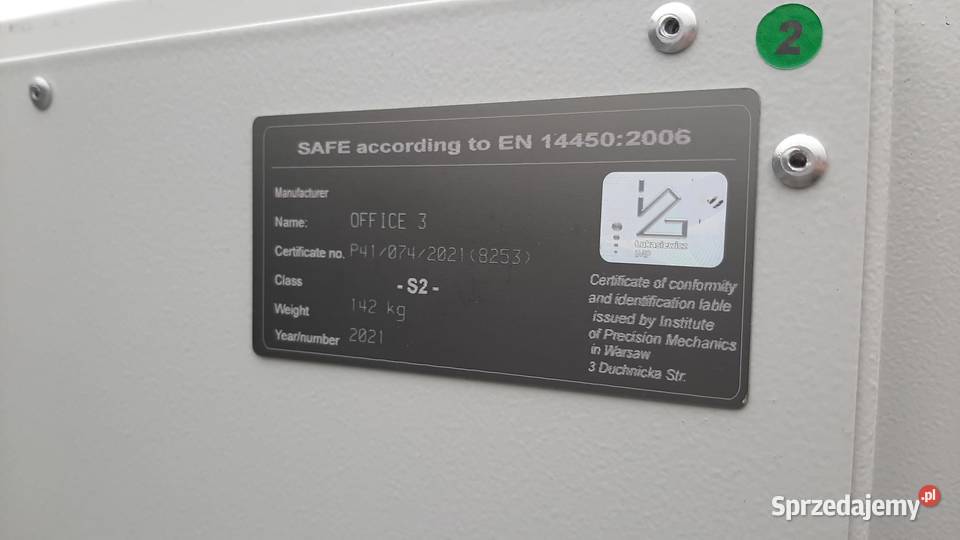 Szafa metalowa Rottner Office 3 klasa mazowieckie Warszawa sprzedam