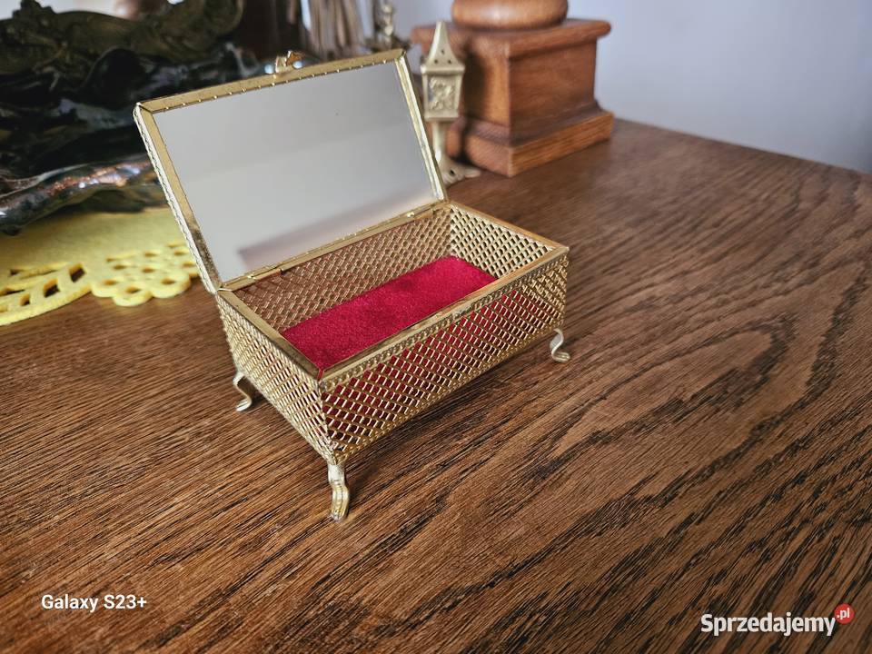 Szkatułka Francja piękna stara unikatowa retro mazowieckie Piastów sprzedam