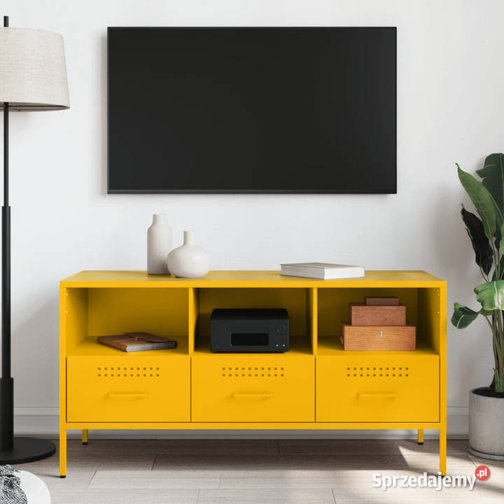 Szafka pod telewizor musztardowa 1005x39x505 Warszawa