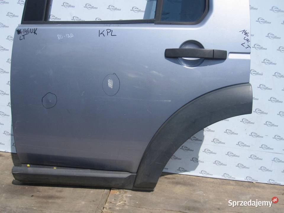 LAND ROVER DISCOVERY III 08r drzwi lewe tył świętokrzyskie