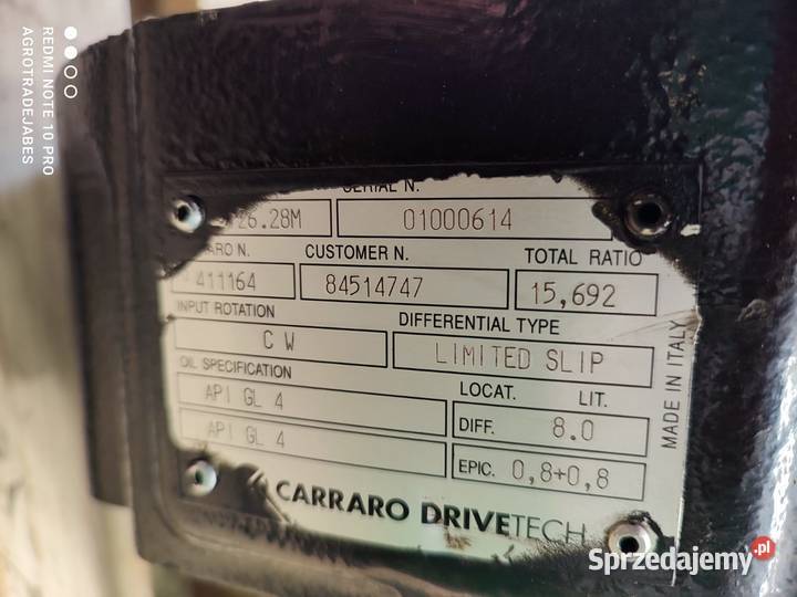 Obudowa osi 411164 383700 Holland LM 732 Wilkowo sprzedam