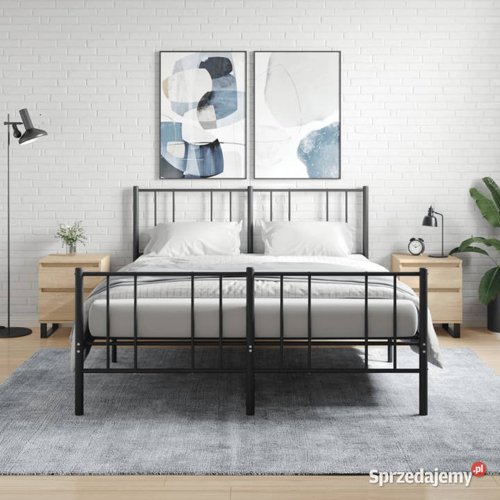 Szafki nocne 2 dąb sonoma 40x35x50 WM830691 Warszawa