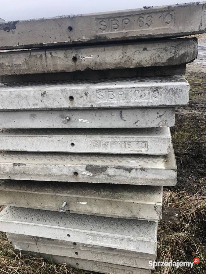 Płyty betonowe peronowe Przybysławice