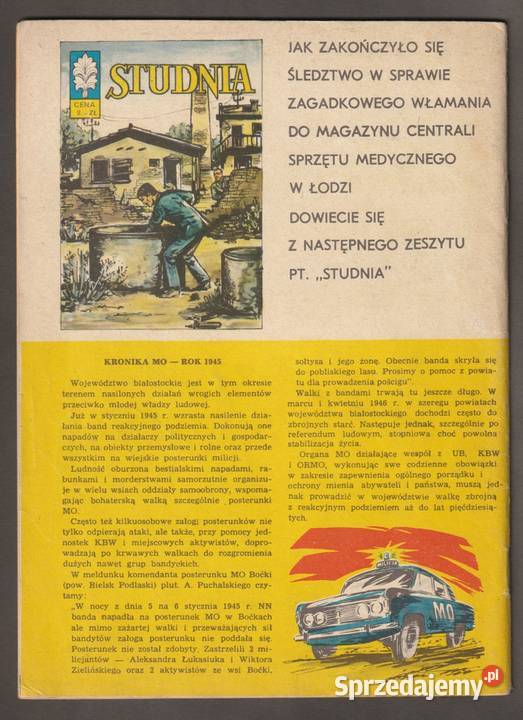 KAPITAN ŻBIK CZARNY PARASOL 1971 Łódź sprzedam