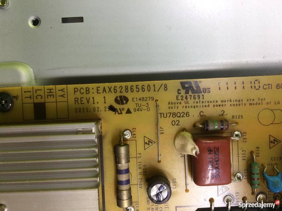 Telewizor LG 32LV3550 uszkodzona matryca Gliwice