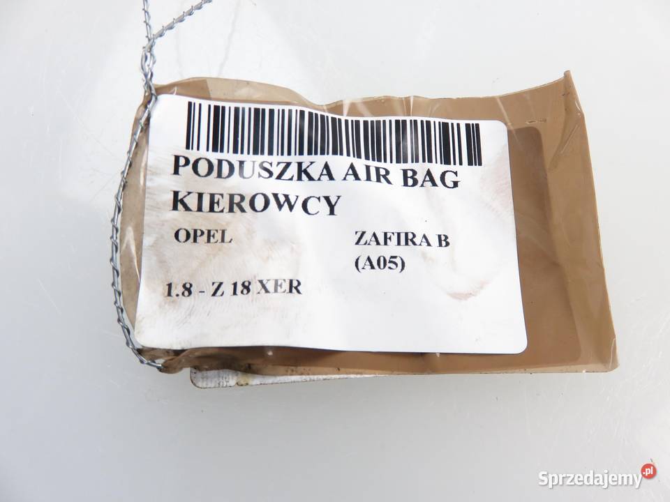 PODUSZKA KIEROWCY OPEL ZAFIRA B A05 13111348