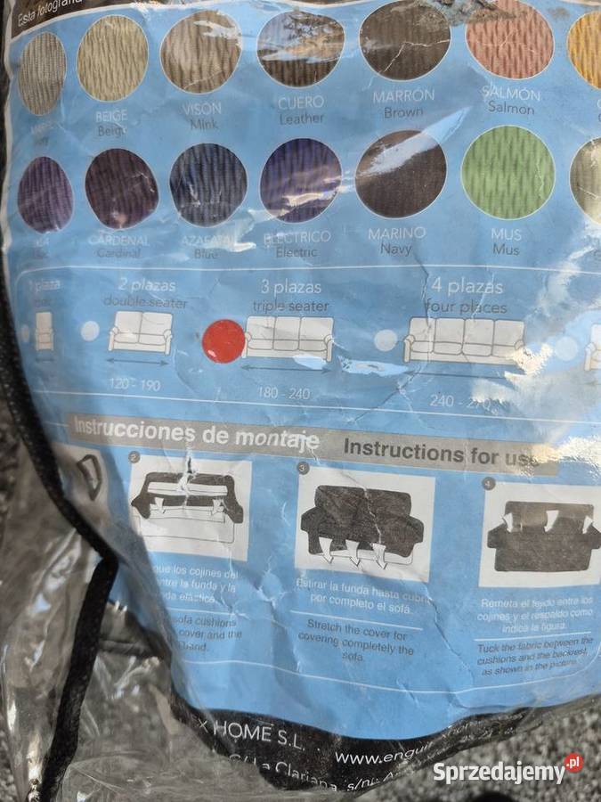Sprzedam pokrowiec na kanape Warszawa