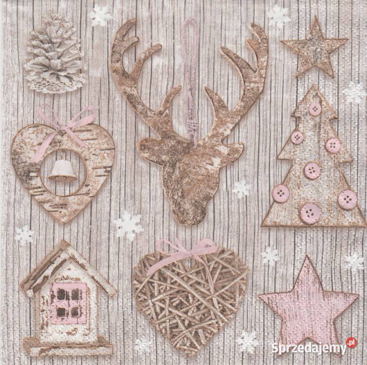 Dekupaż serwetki Boże Narodzenie Mikołaj Zima świętokrzyskie Skarżysko-Kamienna