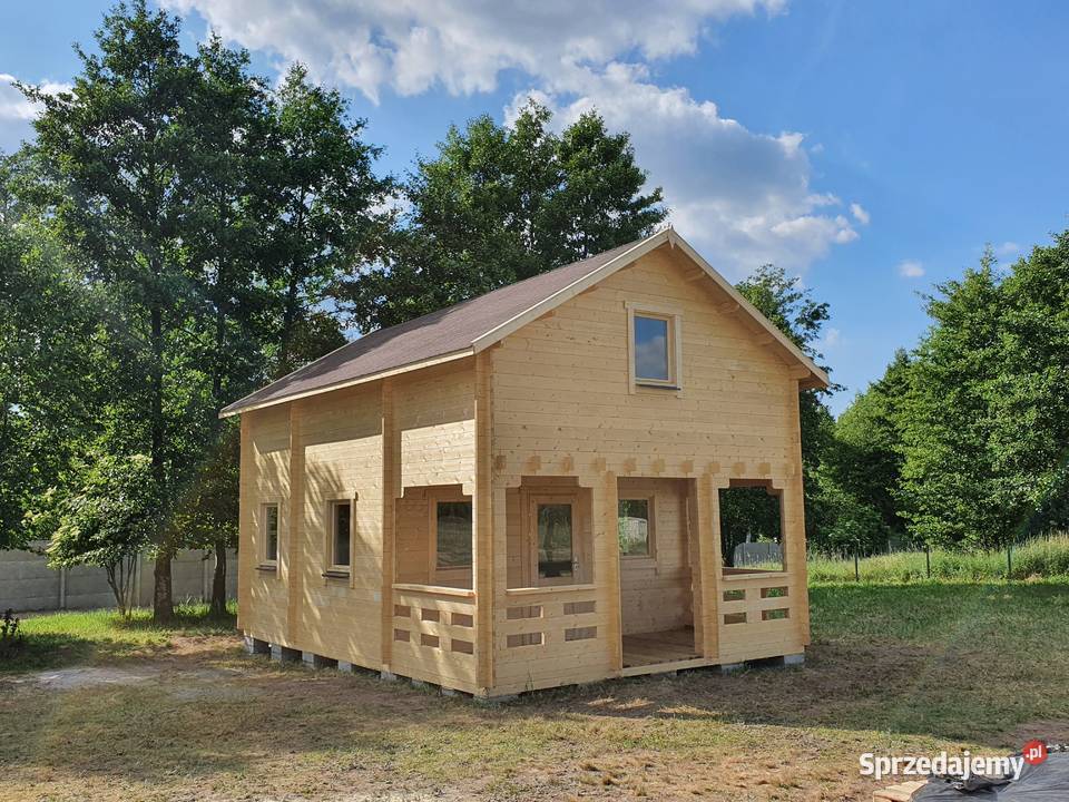 DOM domek drewniany letniskowy z bali MADAGASKAR Września