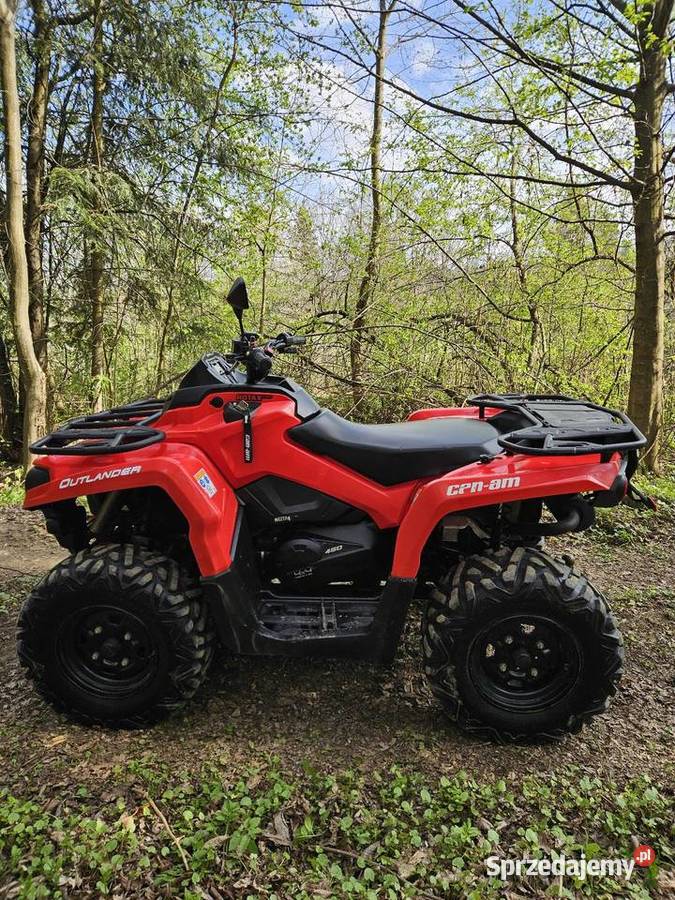 Can am outlander 450 G2 zarejestrowany 4x4 quad 450cm3 Ustrzyki Dolne sprzedam