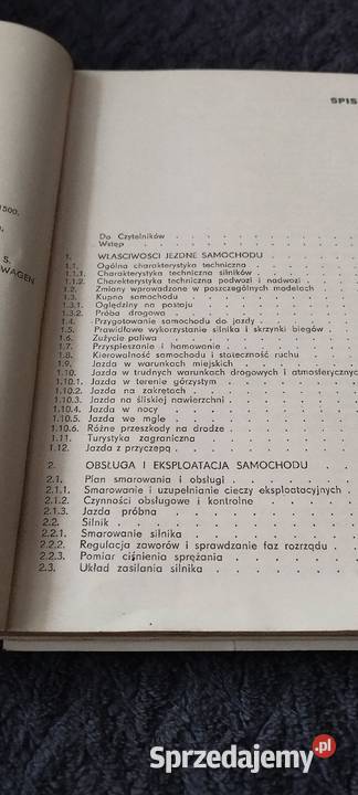 Jeżdżę samochodem volkswagen wydanie drugie sprzedam