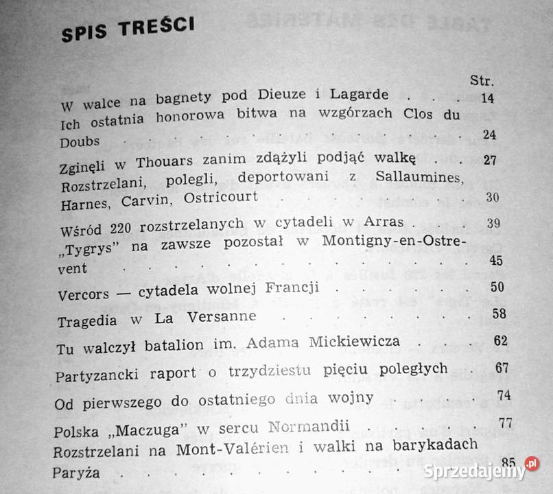 Oni zginęli Francję Urszula Kozierowska sprzedam