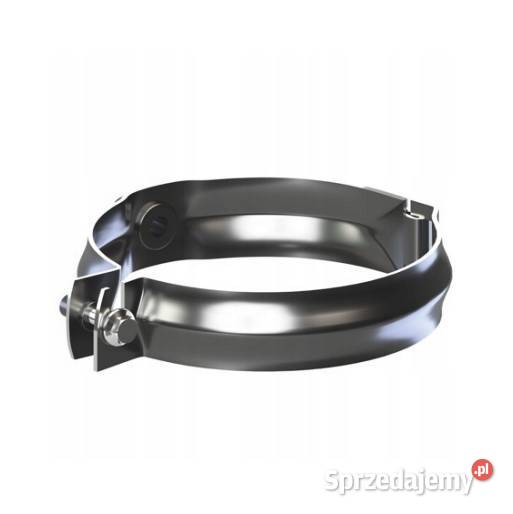 Krop obejma rury spustowej fi 90mm grafit metal