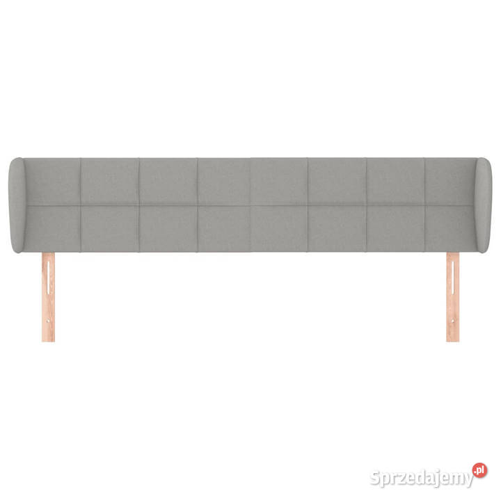 Zagłówek uszak jasnoszary 183x23x7888 tkanina mazowieckie Warszawa