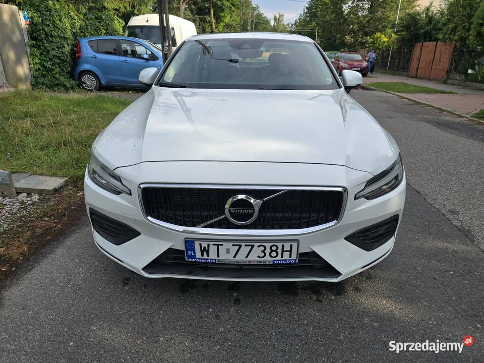 Volvo S60 T5 250 skóra 67 przebiegu biała perła Józefów