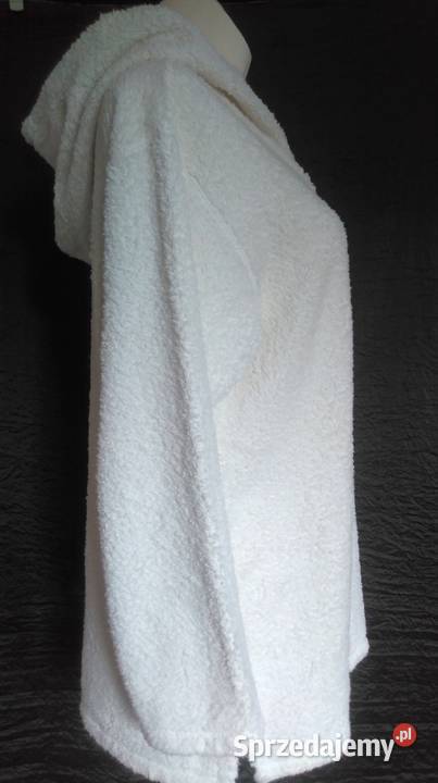 Ręcznik biały Bluza frotte KAPTUR r 3638 Unisex biały podlaskie