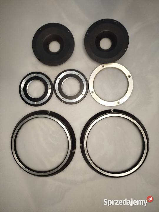 Aluminiowe i plastikowe pierścienie Unitra Słuchawki i głośniki