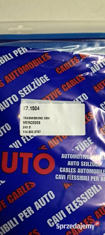 Linka prędkościomierza licznika MERCEDES W114 pomorskie Luzino