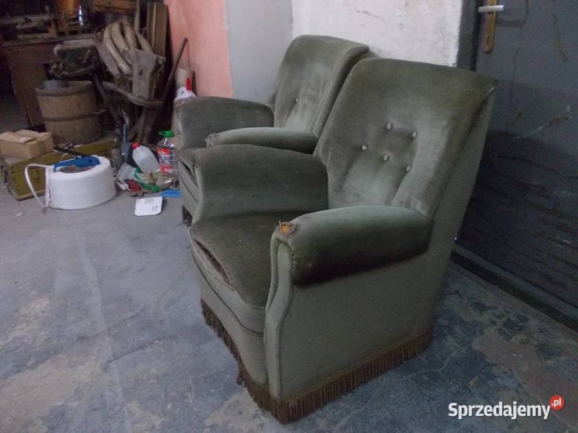 Stare fotel klubowe babcine śląskie Bielsko-Biała sprzedam