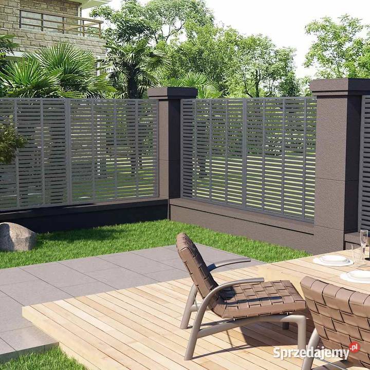 vidaXL Ogrodzenie żaluzjowe WPC 180x180 Warszawa sprzedam