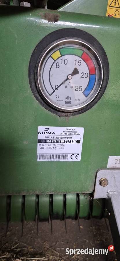 Belarka prasa Sipma 1210 Classic Łomazy