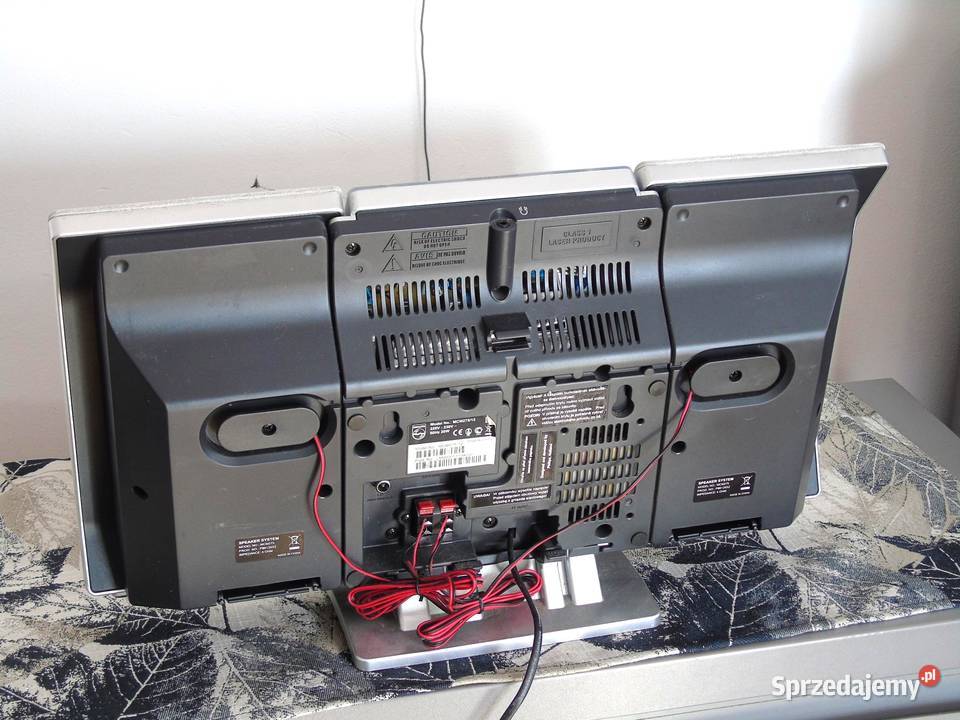 Wieża Philips CD USB mp3 kolumny sprawna DOSTAWA