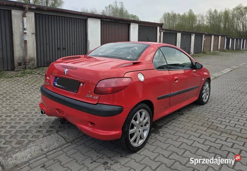Peugeot 206 CC 16 Automat Skóra Grzane Fotele Mysłowice sprzedam