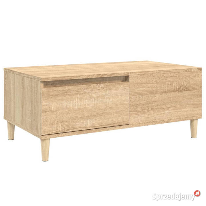 Stolik kawowy dąb sonoma 90x50x365 materiał Warszawa