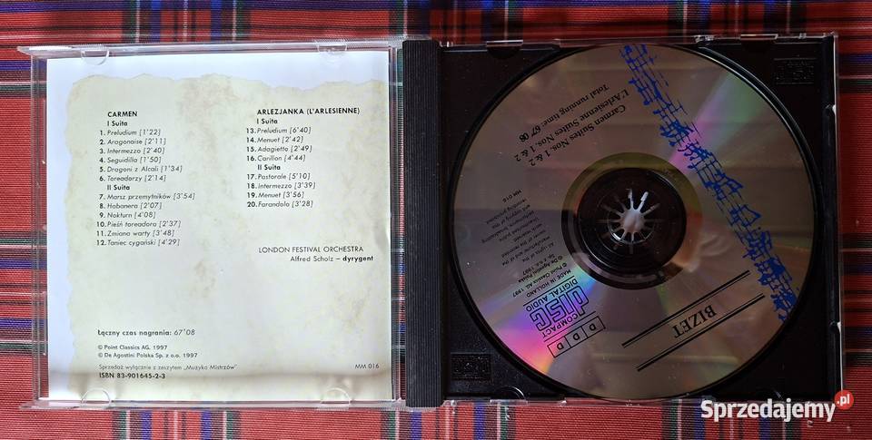 Muzyka mistrzów Bizet Suity orkiestrowe CD Kraków
