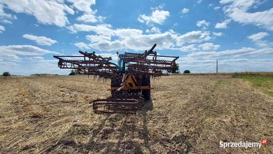 Brona ciężka hydrauliczna 4m z wałami strunowymi
