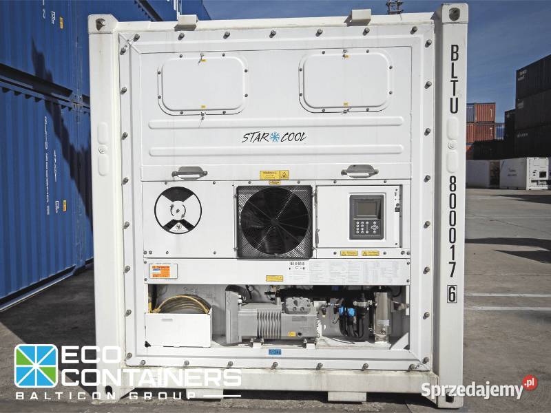 Kontener chłodniczy 20RF 6m 40HCRF 122m Lublin