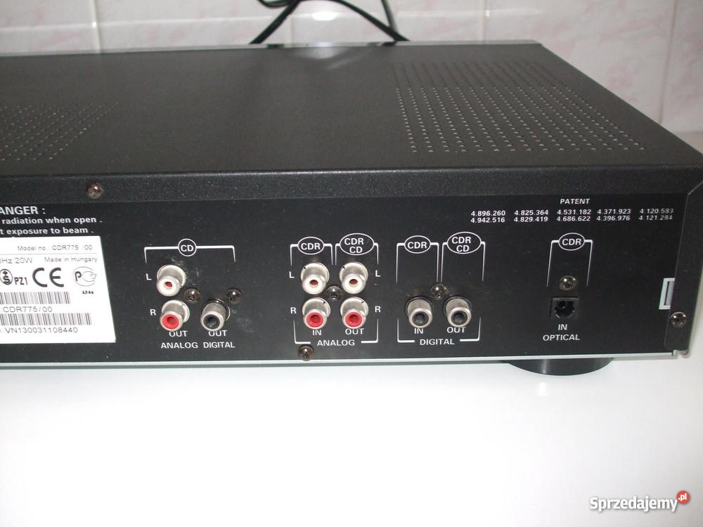 Nagrywarka Audio CD Dwukieszeniowa Philips CDR77 pomorskie Tczew