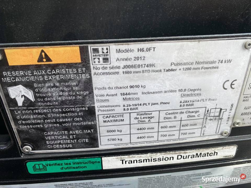 Wózek widłowy Komatsu FB30H3R Wózki widłowe Wyszków