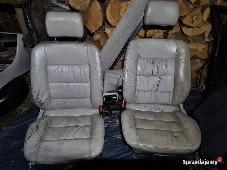 fotele Audi A6 C4 avant skóra grzany przód i tył Stara Kiszewa