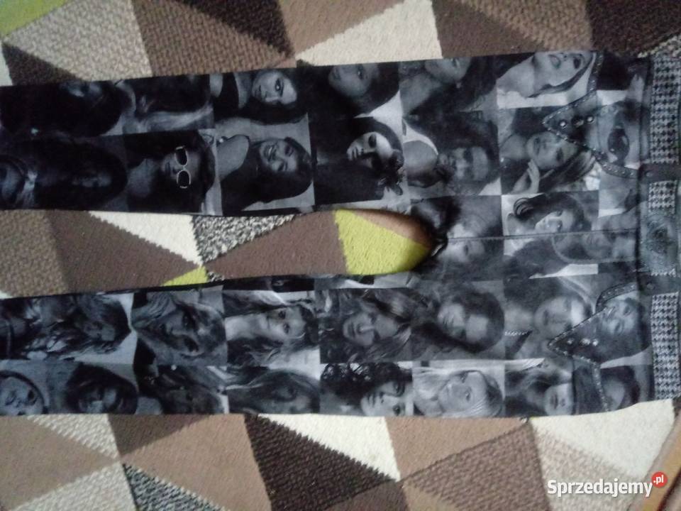 Nowe legginsy bezszwowe z twarzami